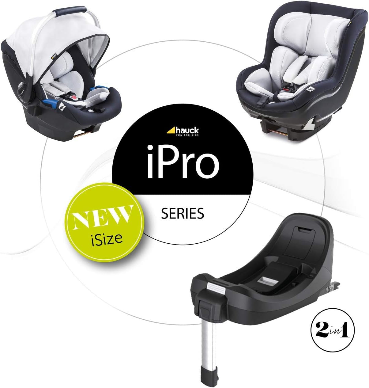ISOFIX i-Size R129 Car Seat Base with Support Leg Safety Indicators