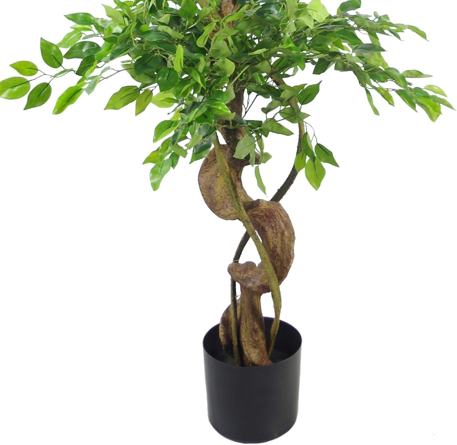150cm Artificial Evergreen Twisted Ficus Tree Indoor Home Office Decoration