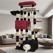 Maine Coon Cat Tree Heavy Duty Tower Large Cats Condo Hammock 15 Posts