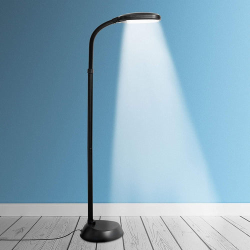 Daylight Floor Lamp Adjustable Brightness LED Reading Light Tall Standing Lamp