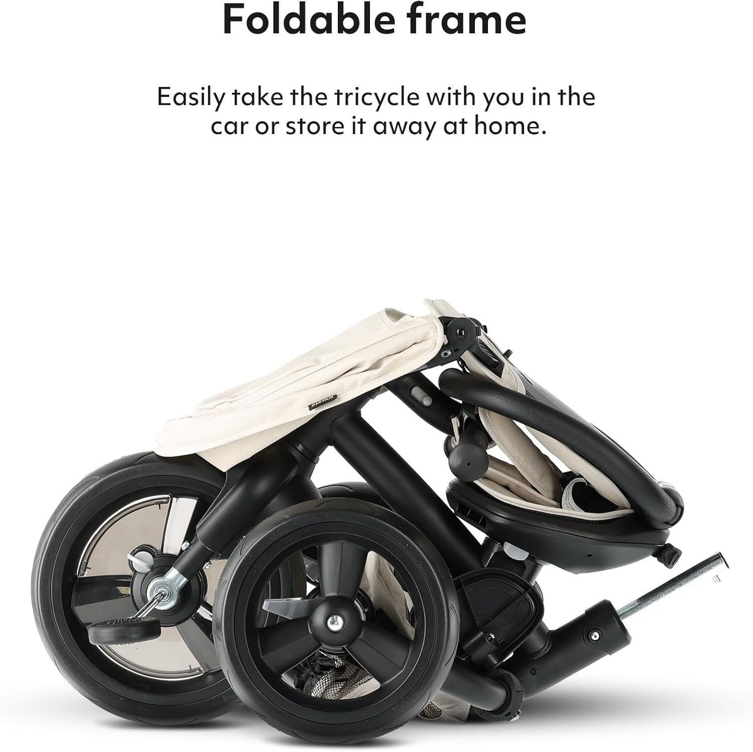 5 in 1 Foldable Baby Trike Push Handle Swivel Seat Canopy 9M-4Y