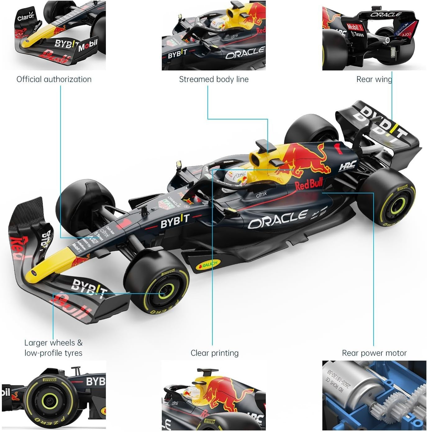 Red Bull F1 RB18 RC Car 1:12 – Official Licensed 2.4GHz Racing Model