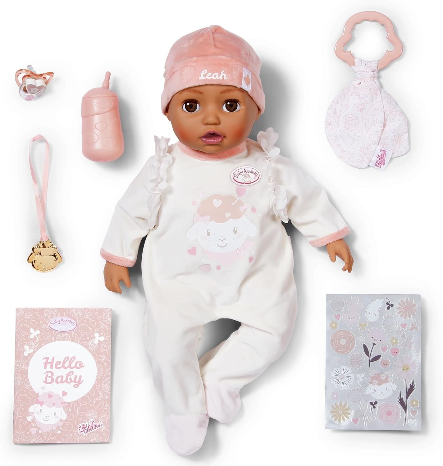 Interactive Baby Doll 43cm Soft Body Realistic Sounds Feeding Sleep Play