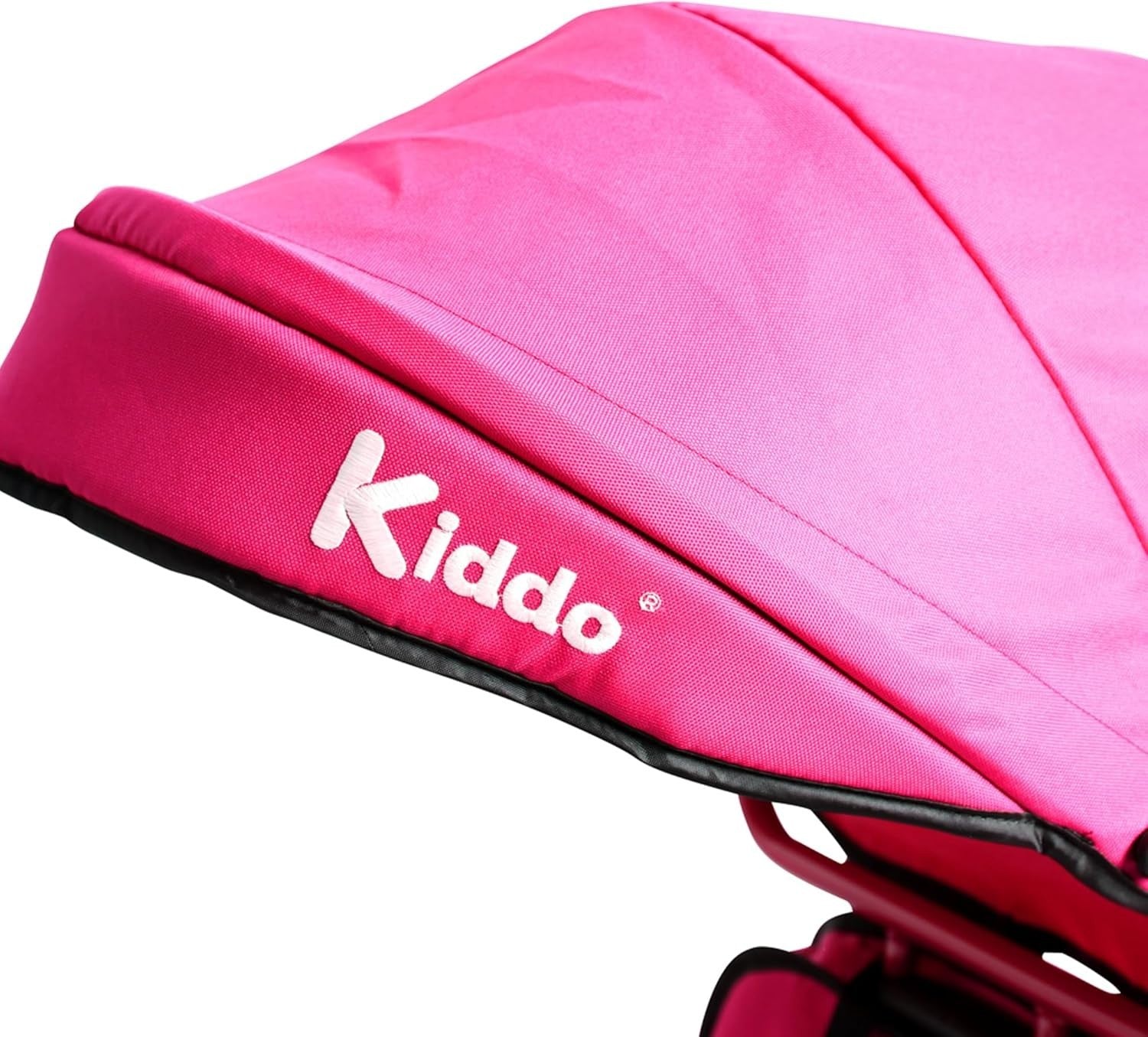 4 in 1 Kids Trike Rotating Seat Sun Canopy Parent Handle Pink