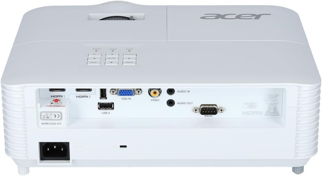 Portable DLP Projector 4250 Lumens HD WiFi Ready 3D HDMI USB