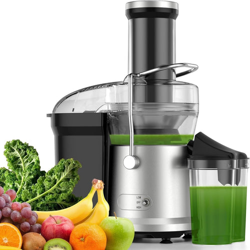 1200W Centrifugal Juicer 75mm Wide Chute Whole Fruit High Yield