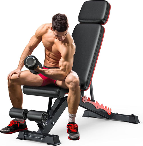 Ultra Heavy Duty Adjustable Bench 1200lb Incline Decline Home Gym