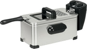 3L Electric Deep Fat Fryer 2000W Timer Adjustable Temp Viewing Window