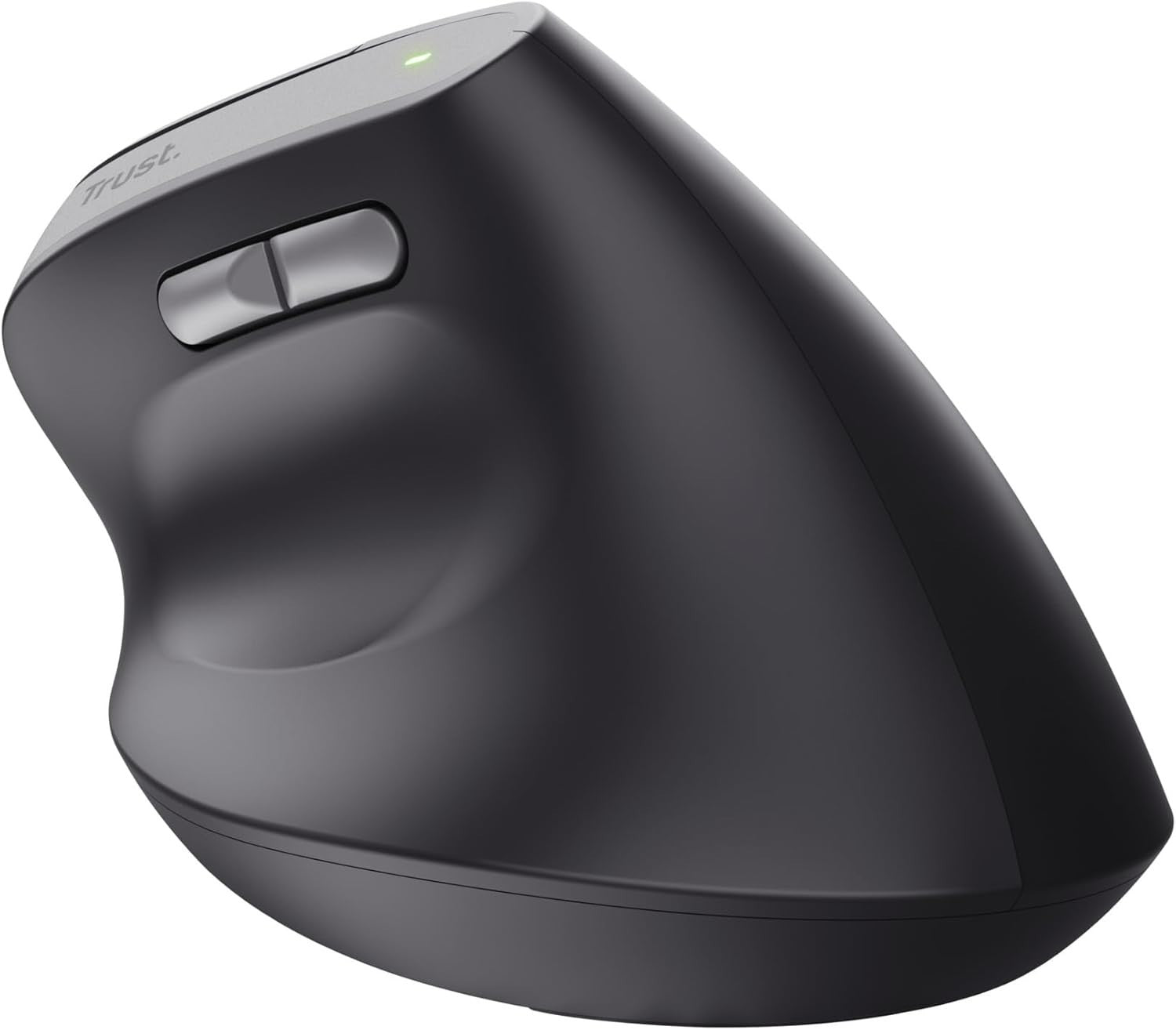 Rechargeable Vertical Ergonomic Mouse 2400 DPI 6 Button USB Black