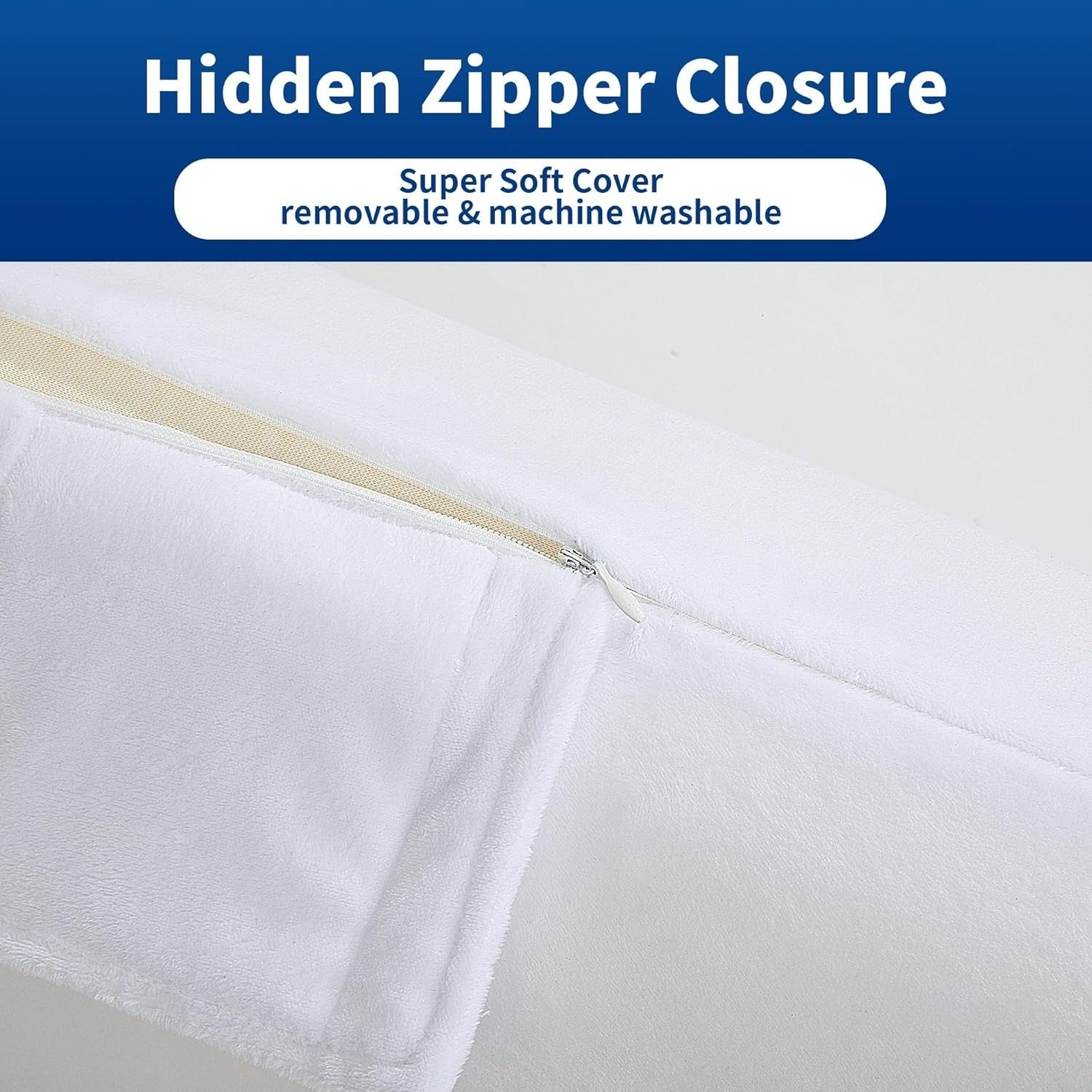Side Sleeper Body Pillow Roll Bolster Back Support Breathable Cylinder Pillow