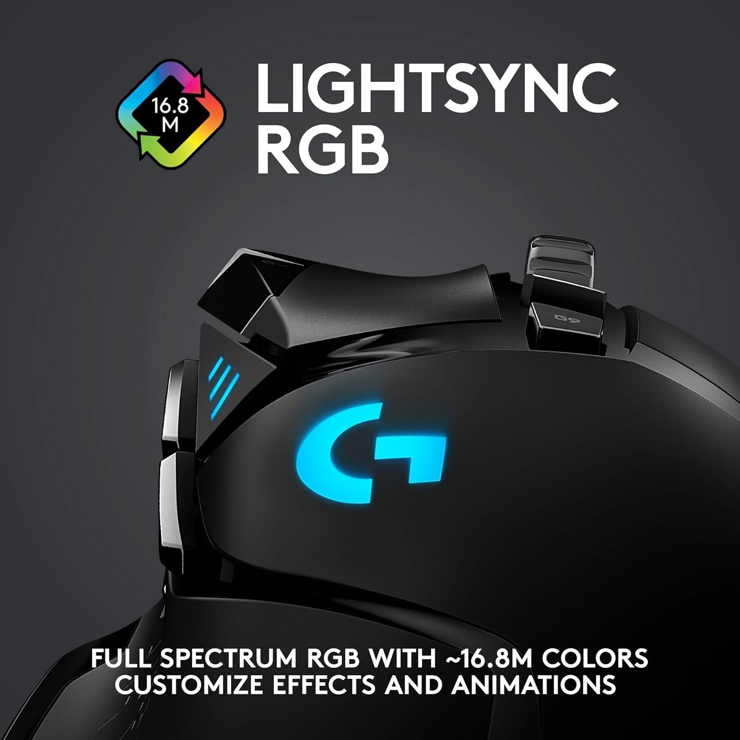 Wireless Gaming Mouse 25600 DPI RGB 11 Buttons HERO Sensor