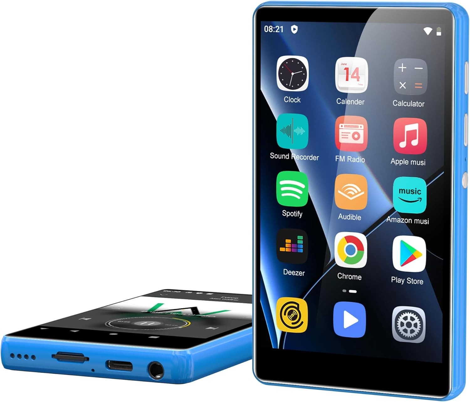Wi‑Fi & Bluetooth 80GB 4″ HD Touch MP3 Player w/ Apps & Streaming