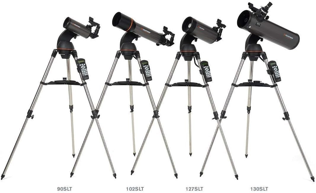 Black 130mm Computerised Reflector Telescope with Tripod
