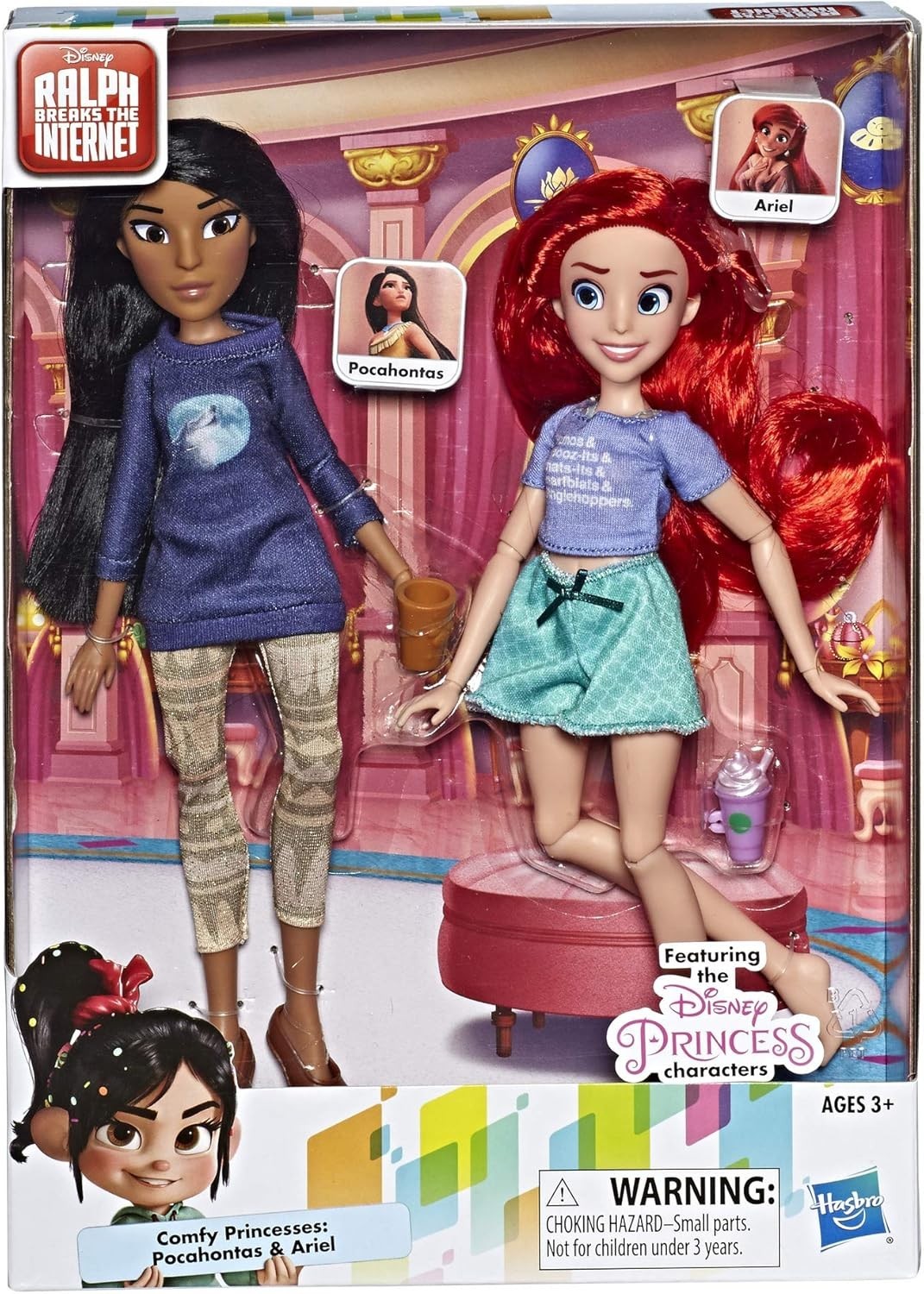 Princess Fashion Dolls 2 Pack Casual Outfits Accessories Movie Style