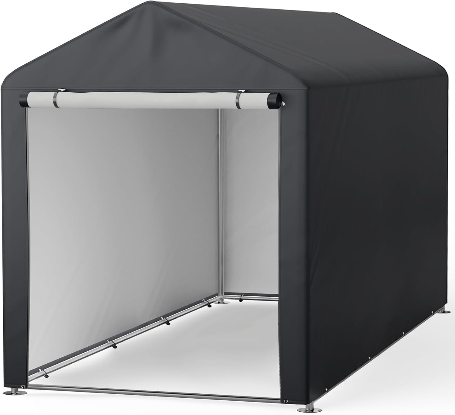 Bike Storage Shed 5x7ft Waterproof Portable Outdoor Garage Motorbike Shelter