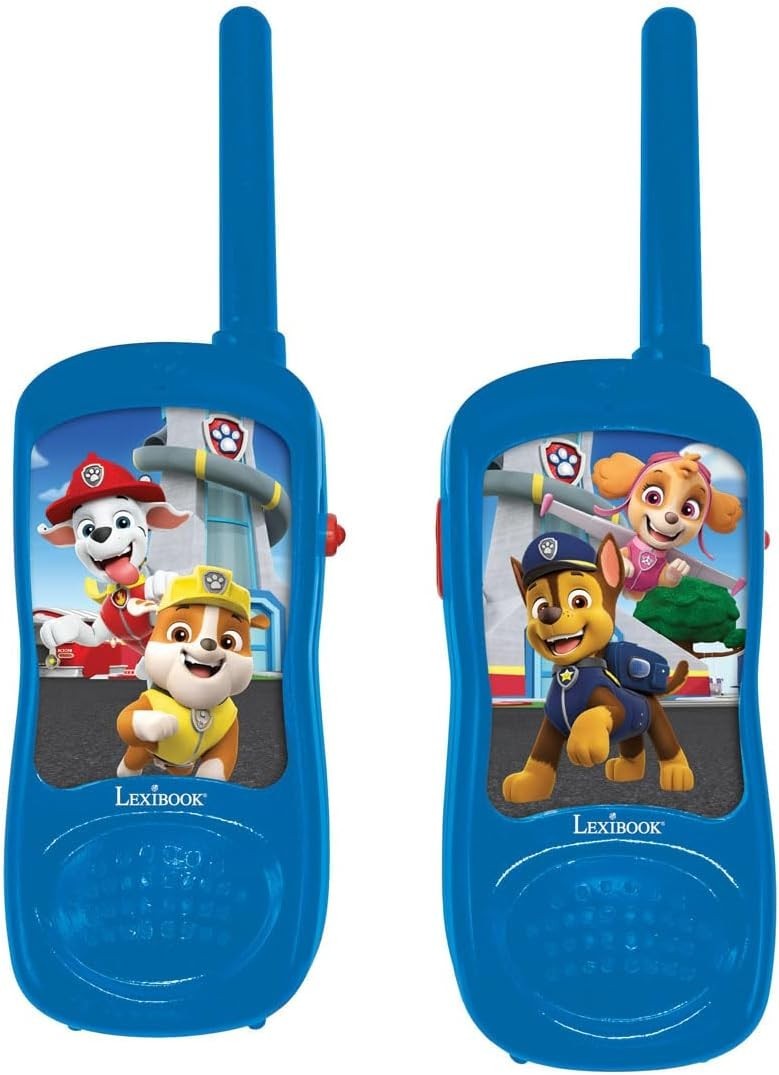 Kids Paw Patrol Walkie Talkies Belt Clip Outdoor Communication Toy