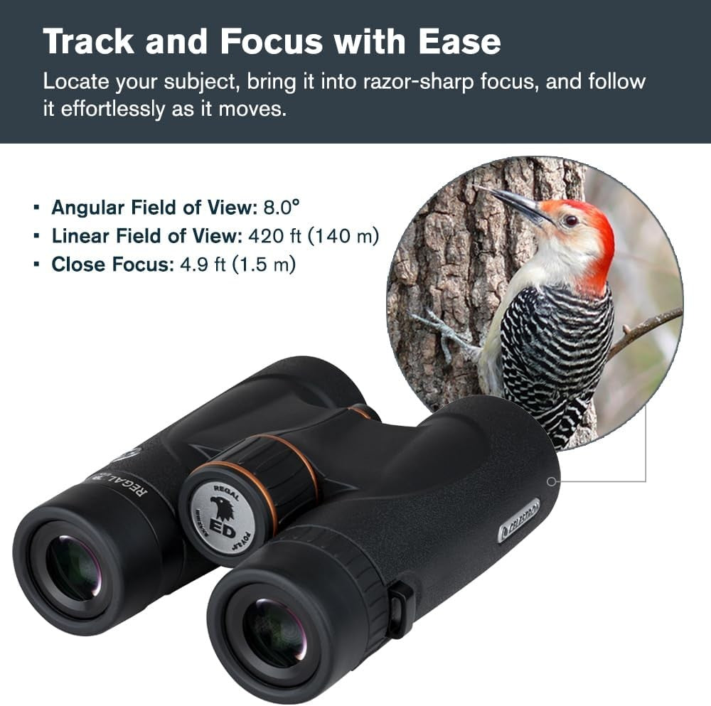 8x42 ED Waterproof HD Binoculars Long Range Birdwatching Outdoor Fog-Proof