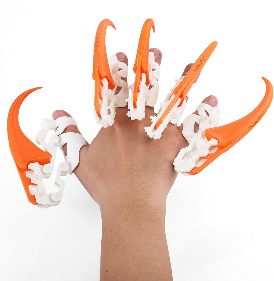 3D Printed Halloween Fidget Toy Anxiety Relief Cool Desk Decor Orange