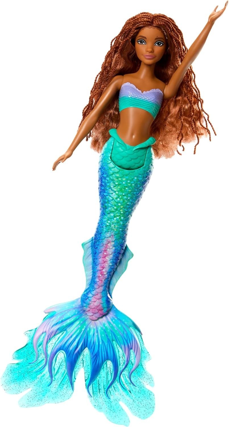 3pc Mermaid Movie Doll Set Princess Sea King Villain Figures Toy