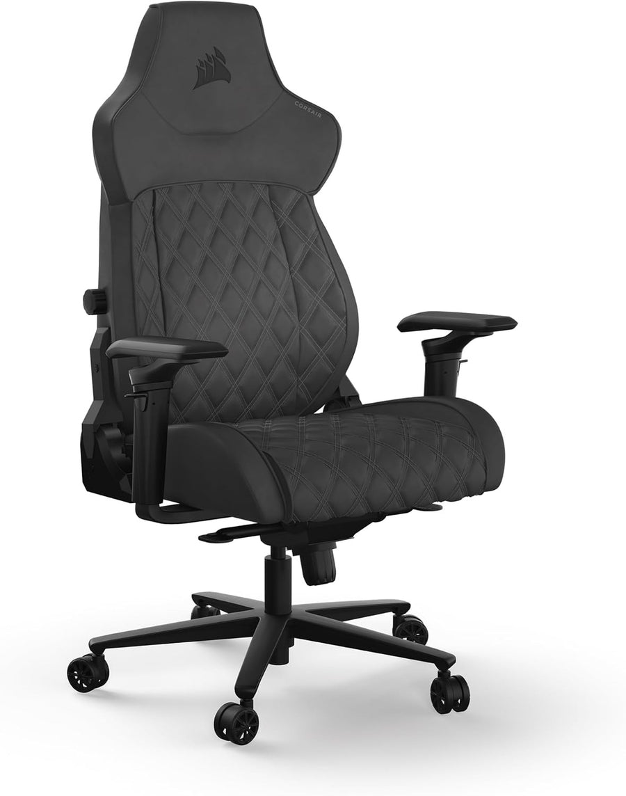 Premium Fabric Gaming Chair Wide Seat 5D Armrests 160° Recline