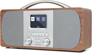 DAB+ FM Digital Radio Alarm Clock Bluetooth Mains & Battery
