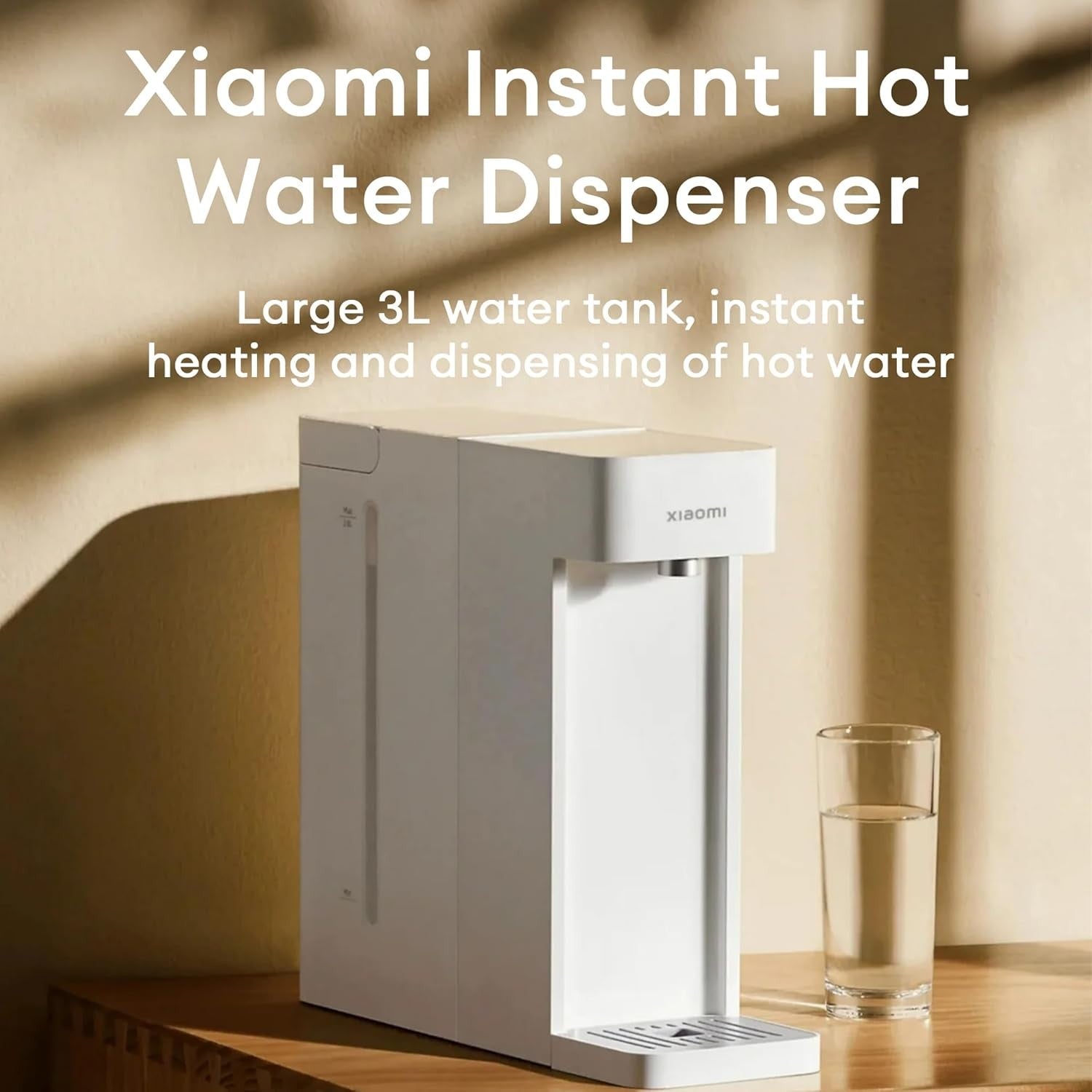 Instant Hot Water Dispenser 3L | 3-Second Fast Heat Adjustable Temp Child Lock