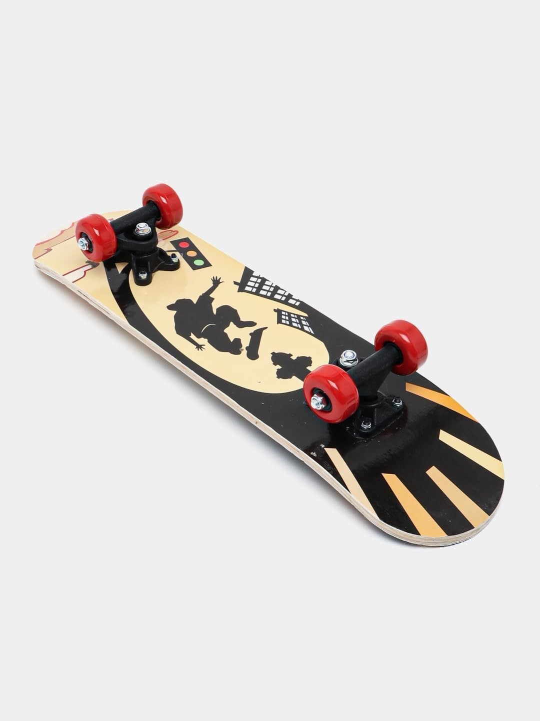 31in Double Kick Beginner Skateboard Maple Deck Adult Trick Cruiser