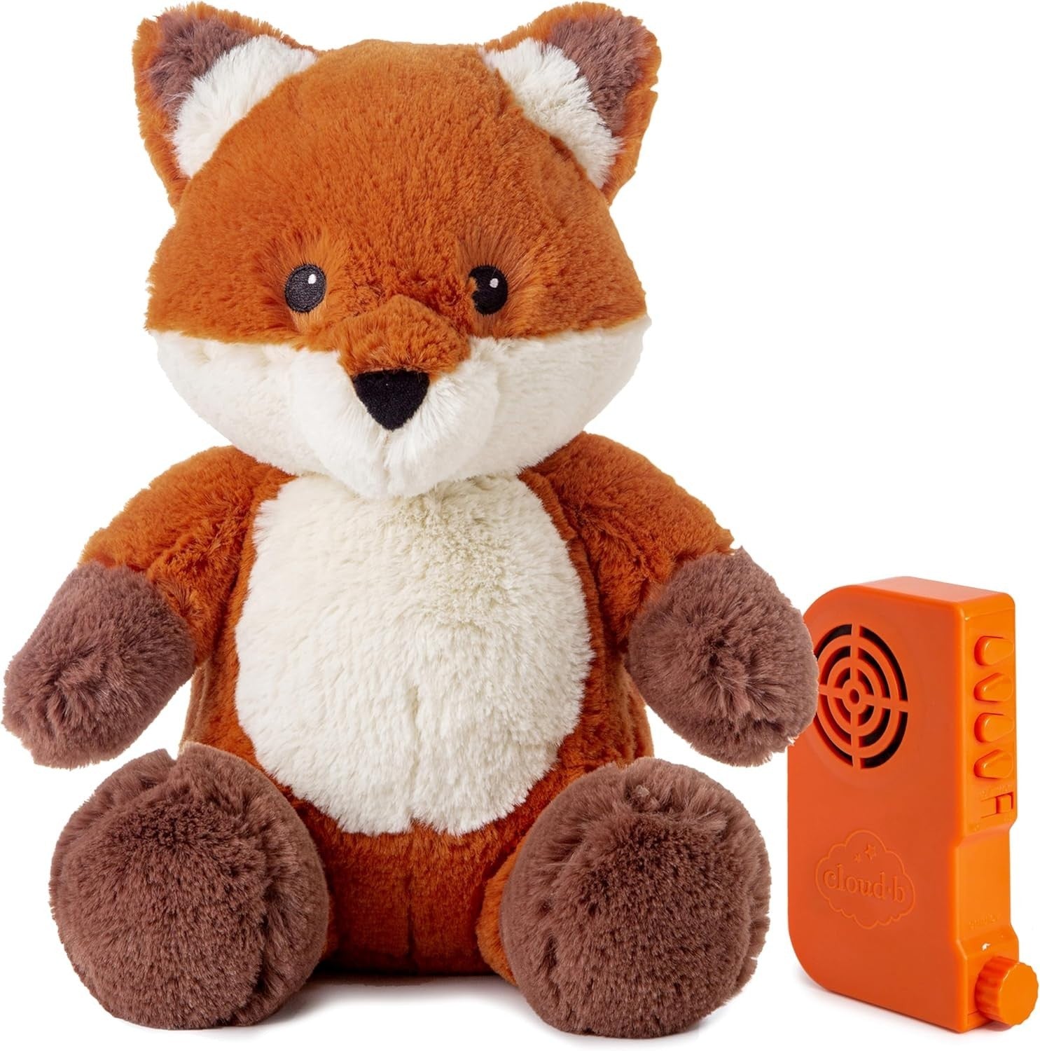 Frankie Fox Plush White Noise Machine Baby Sleep Aid Soft Comfort