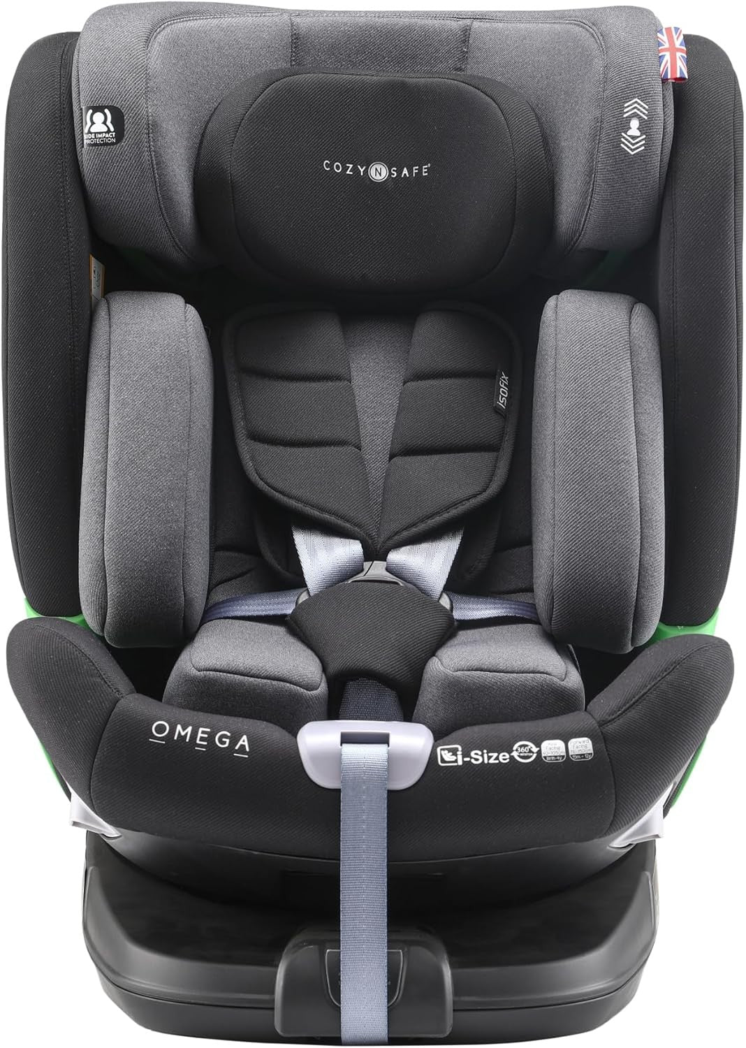 i-Size 360° Rotating Child Car Seat ISOFIX High Back Booster 40–150cm