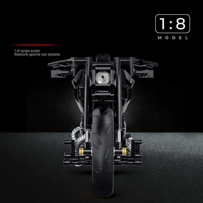 586-Piece Motorcycle Building Kit, Realistic Model Toy for Kids & Adults