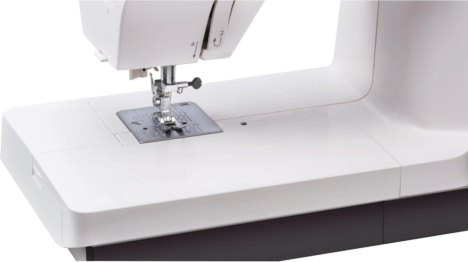 22 Stitch Sewing Machine Wide Sewing Base Auto Buttonhole Grey