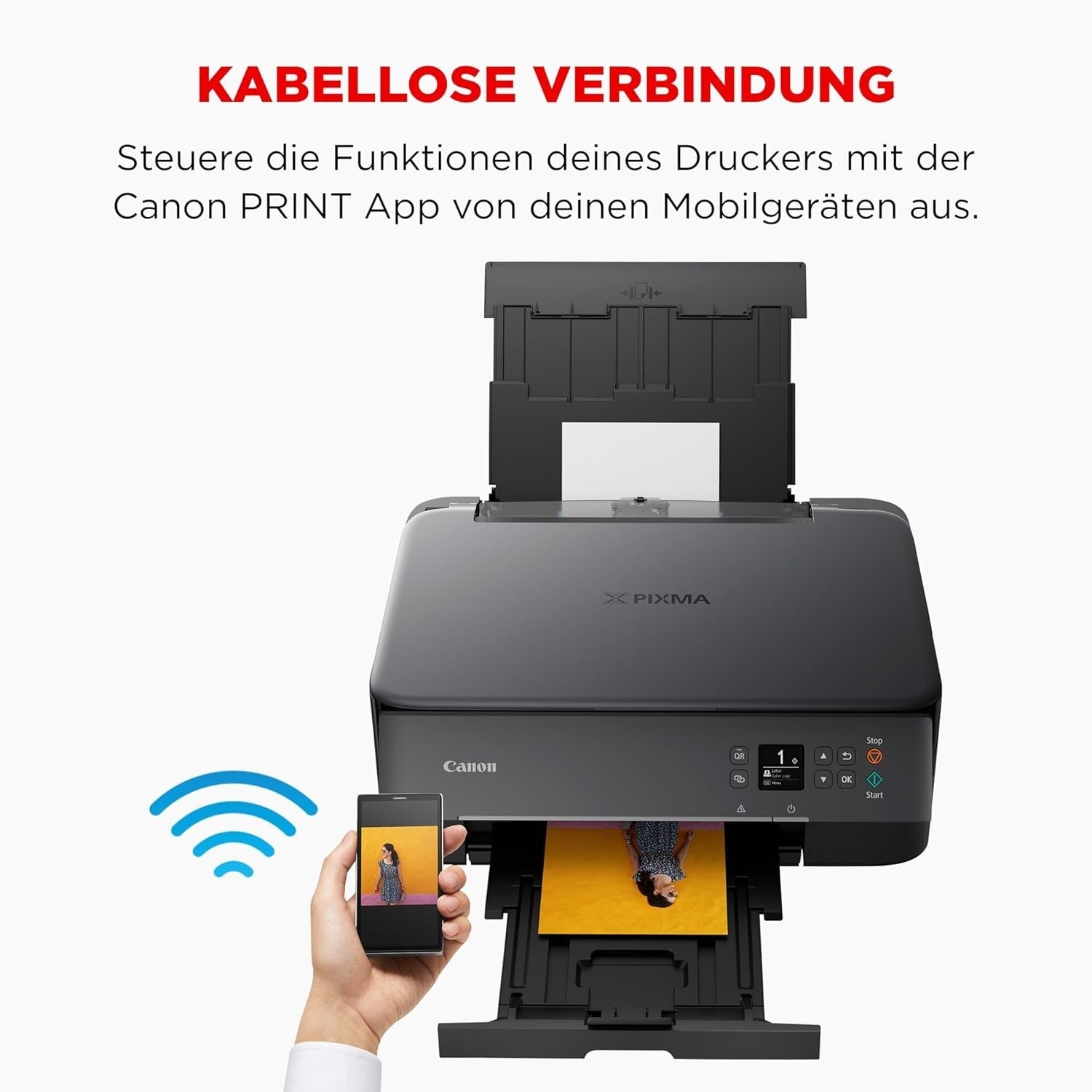 Wi-Fi Bluetooth Colour Inkjet Printer Auto Duplex A4 Copy Scan Home Office
