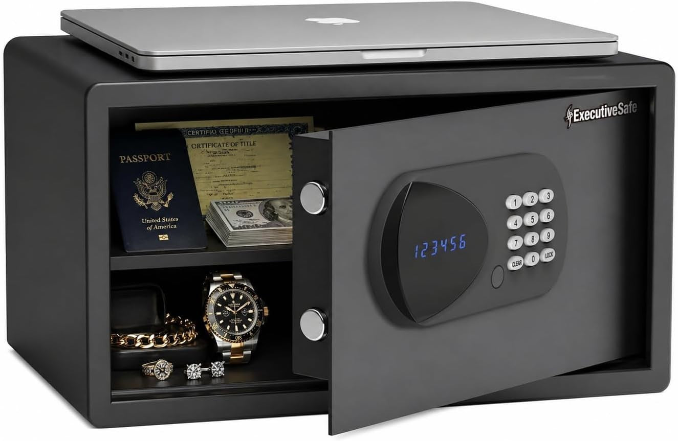 35L Digital Laptop Safe Box Electronic Keypad Home Office Security