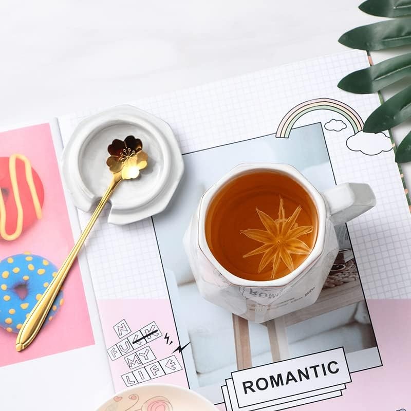 Coffee Mug Warmer with Mug Set Electric Desk White