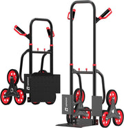 Stair Climbing Hand Truck 440lb Heavy Duty Folding Dolly 6 Wheels