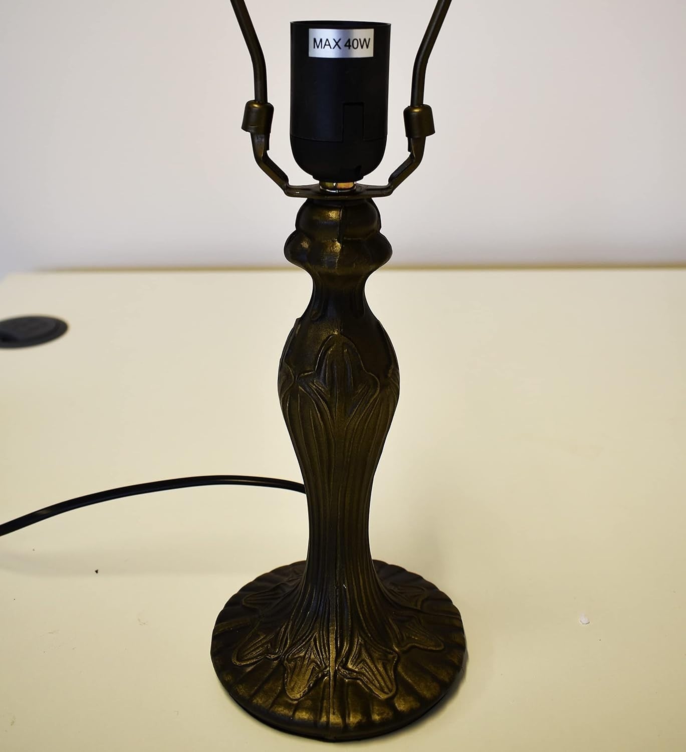 Tiffany Style Table Lamp Stained Glass Antique Design 42cm E27