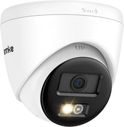 3K PoE Security Camera Color Night Vision AI Detection 2-Way Audio