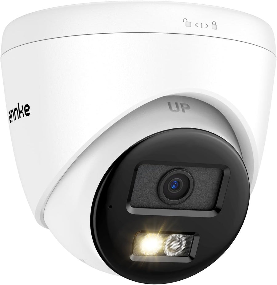 3K PoE Security Camera Color Night Vision AI Detection 2-Way Audio