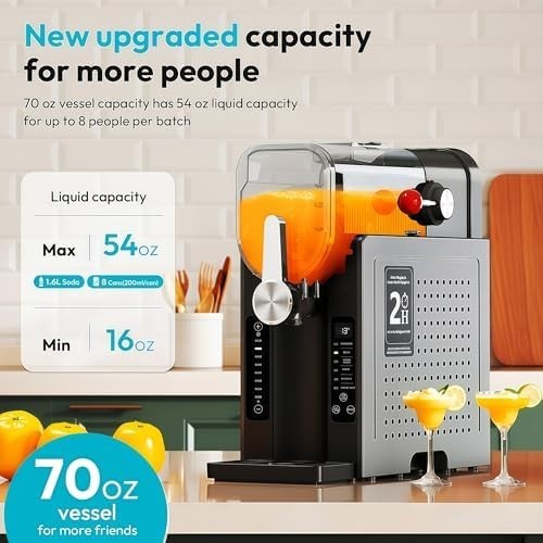 Slush & Ice Cream Maker Frozen Drink Machine 70oz Fast Freeze Digital