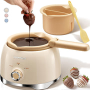 Chocolate Melting Pot 4 Cup Candy Melts Warmer Fondue Dipping Set