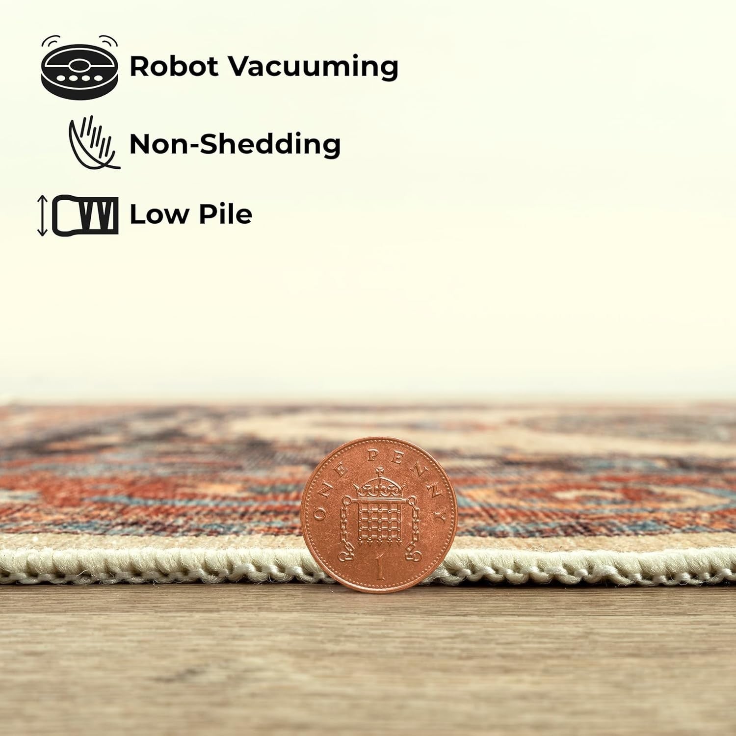 Washable Runner Rug 60x240cm Non-Slip Hallway Kitchen Bedroom
