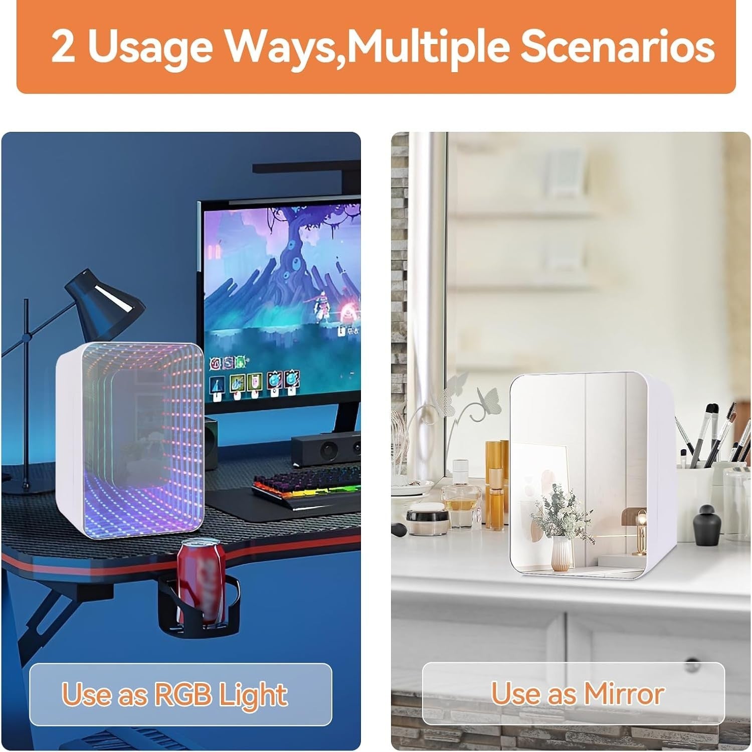 4L Mini Fridge Portable AC/DC Cooler Warmer Low Noise Skincare White