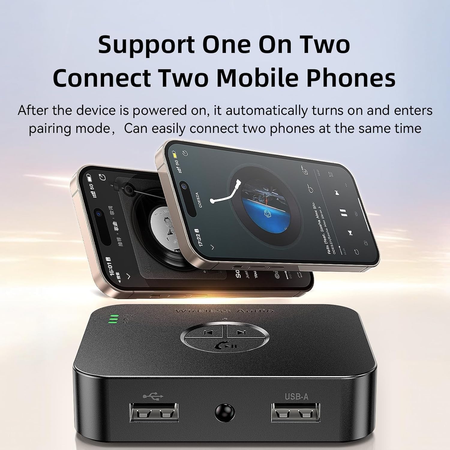 Long Range Bluetooth 5.4 Audio Adapter 3D Surround aptX HD RCA AUX Optical