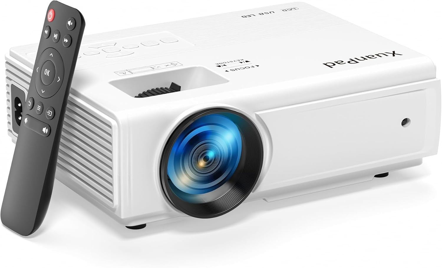1080P Mini Home Projector 18000 Lumens Portable Cinema HDMI USB
