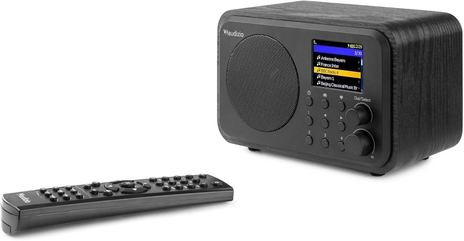 Portable DAB/DAB+ Internet Radio with Bluetooth, FM & Alarm Clock