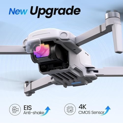 4K EIS GPS Drone w/ 6KM Range Brushless Motor 30Min Flight Follow Me Auto Return