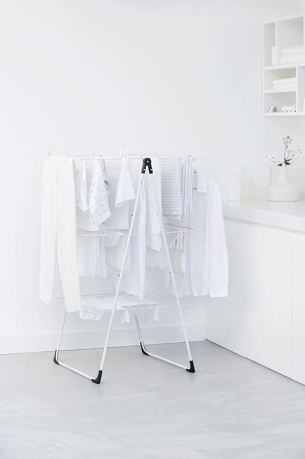 Tower Clothes Airer 23m Drying Rack Folding Indoor Laundry Space Saving