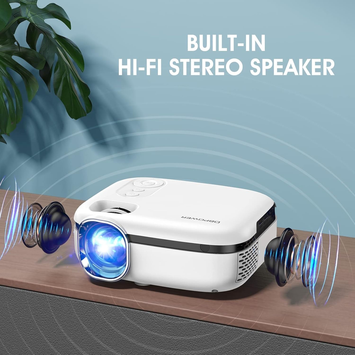 1080P Mini Projector 5000 Lumens HDMI USB SD Home Theater