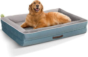 XXL Orthopedic Dog Bed 137x91cm Waterproof Washable Blue