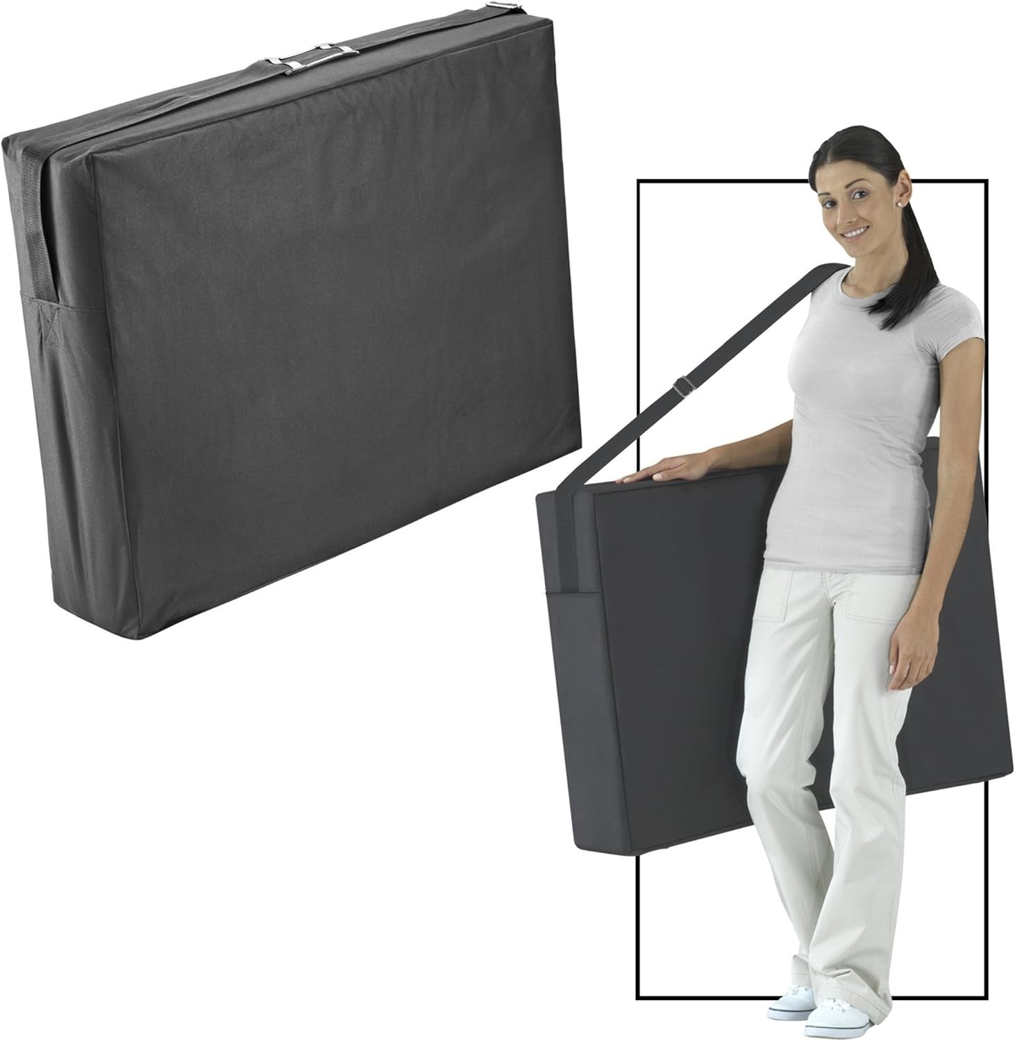 71cm Lightweight Portable Massage Table | Zephyr Spa & Tattoo Bed w/ 4cm Foam